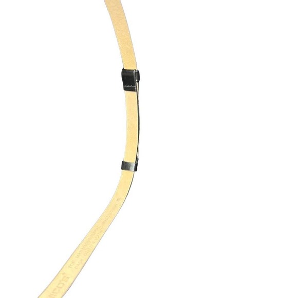 Chico's Adjustable Hook & Loop rhinestone Embellished Buckle Belt black - Picture 4 of 6